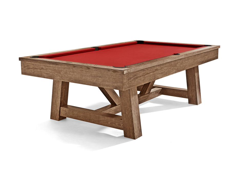 Brunswick Botanic Pool Table - Rustic Dark Brown