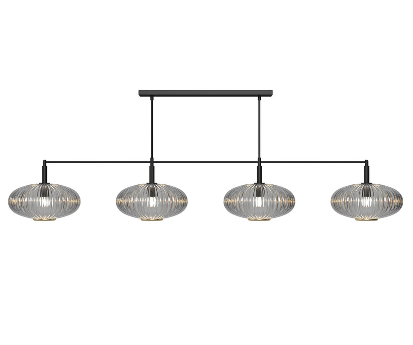 Prohibition 66" Smoke Shades with Black Bar