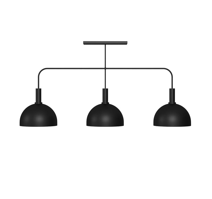 Prohibition Bootlegger 56" Metal 3 Shade Light