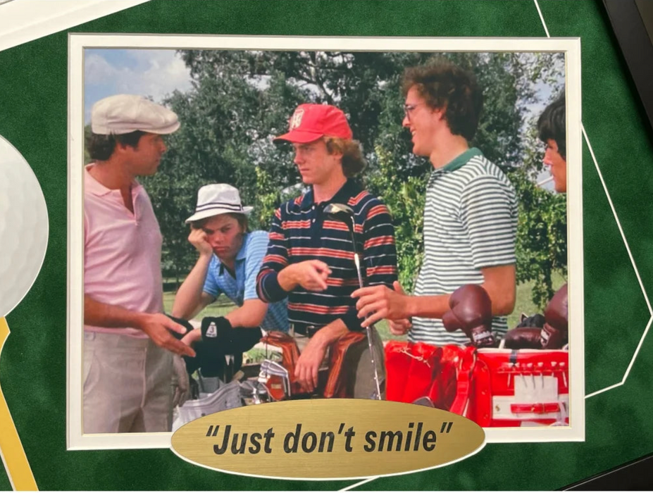 Chevy Chase Signed Caddyshack Flag Frame Collage COA Bushwood Pin Autographed
