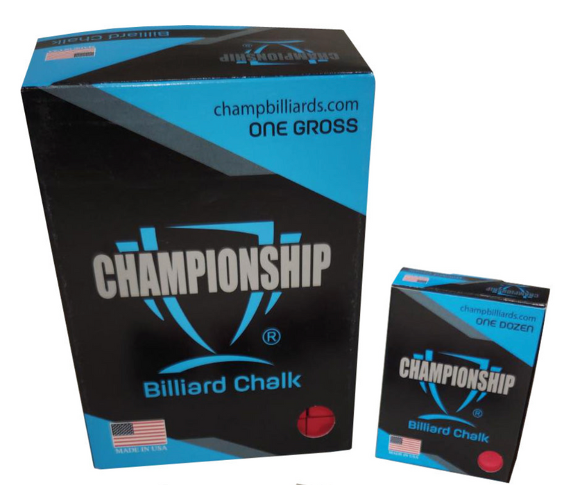 Championship Billiard Chalk 12 Cubes