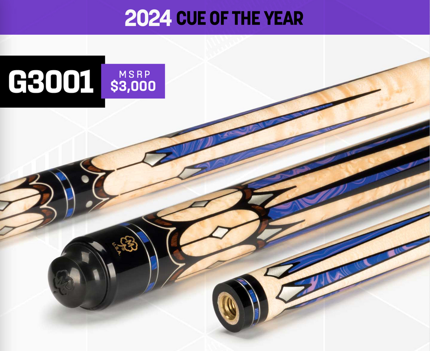 McDermott G3001 2024 Cue of the Year