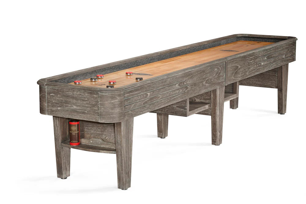 Brunswick Andover II 14' Shuffleboard Table - Driftwood