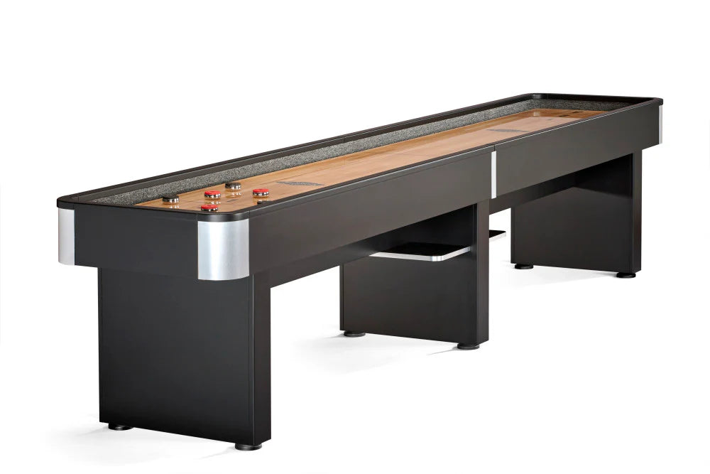 Brunswick Delray II 9' Matte Black Shuffleboard Table