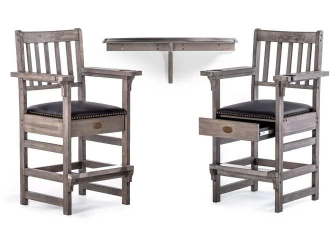 Spencer Marston Half-Moon Deluxe Plus Table and 2-Chair Set