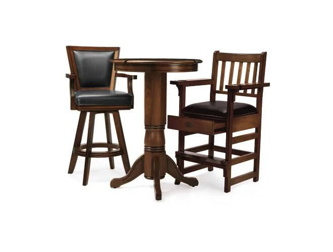 Spencer Marston Pub Table and Mixed Chair Set