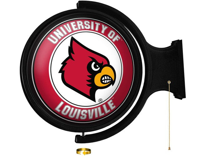 Silver Louisville Cardinals Split-Wire Logo Key Ring